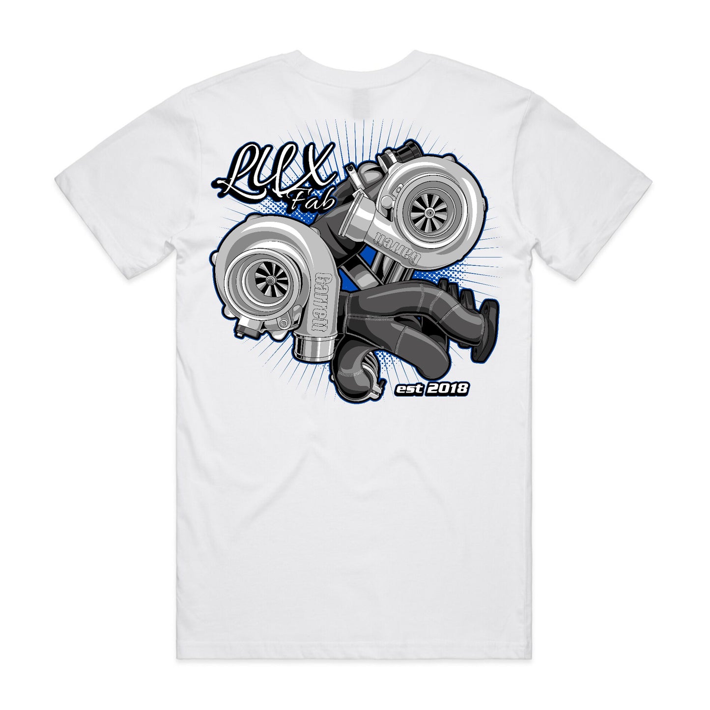 Compound Turbo Blue Mens LuxFab T-Shirt