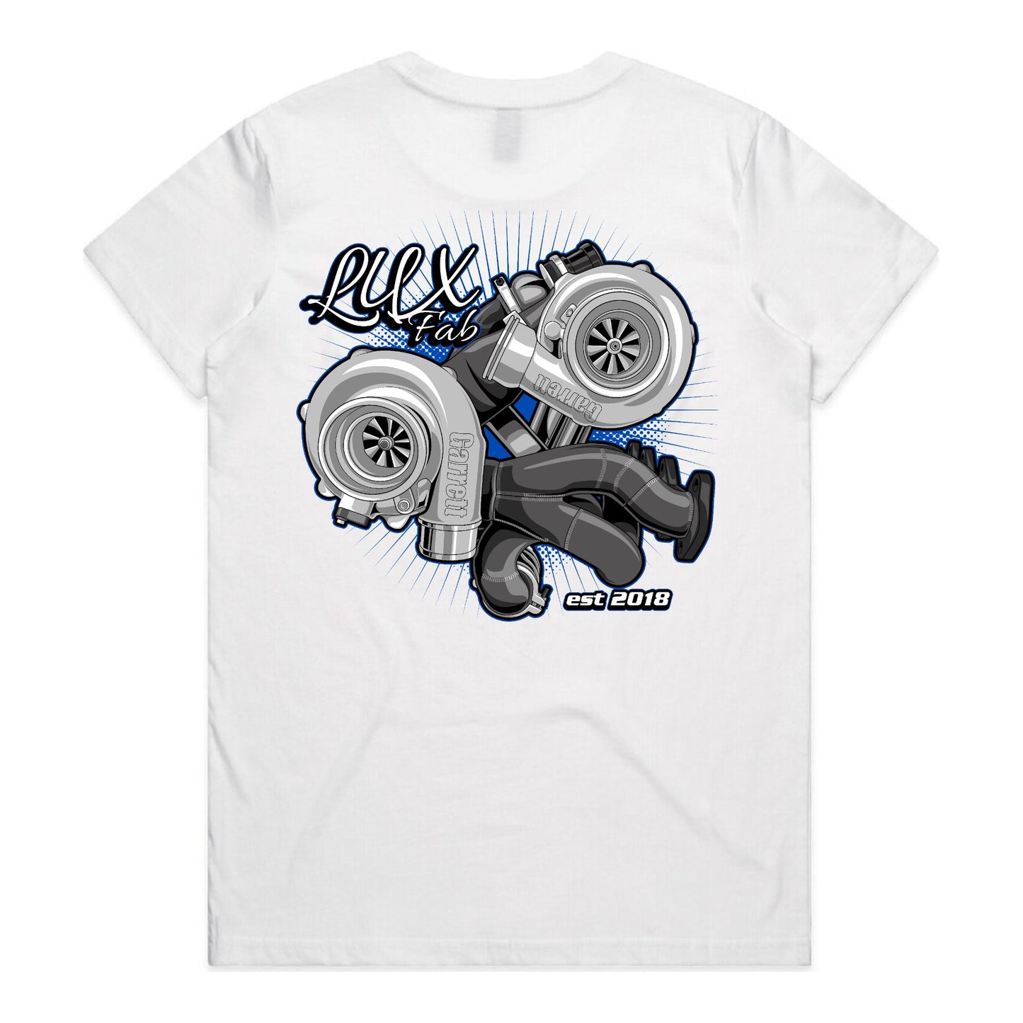 Compound Turbo Blue Ladies LuxFab T-Shirt