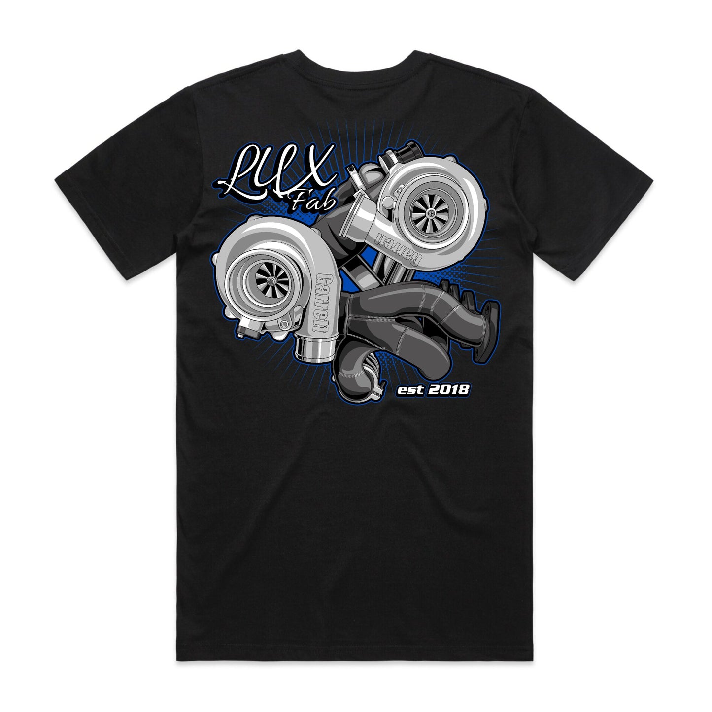 Compound Turbo Blue Mens LuxFab T-Shirt
