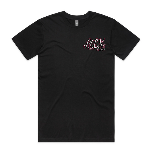 Pink Logo - LuxFab Mens T-Shirt